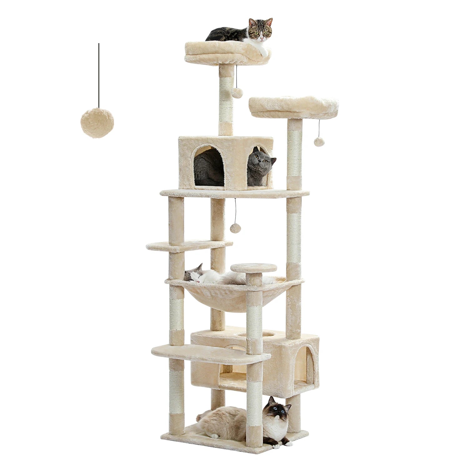 Cat Tree Tower – Scratching Post, Condo, and Play Center for Cats